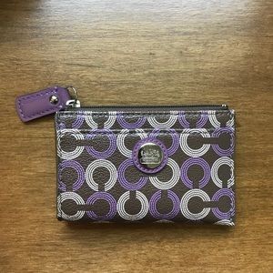 Coach card holder